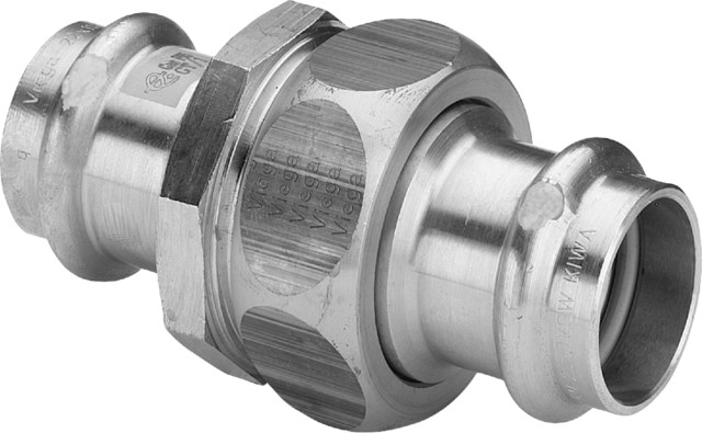 Viega Verschraubung mit SC Profipress G 2650 für Gas in 42mm Rotguss
