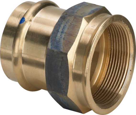 Viega Übergangsstück mit SC Sanpress 2212LF in LABS-frei in 15mm x Rp1/2 Sibr Viega Übergangsstück mit SC Sanpress 2212LF in LABS-frei in 15mm x Rp1/2 Sibr