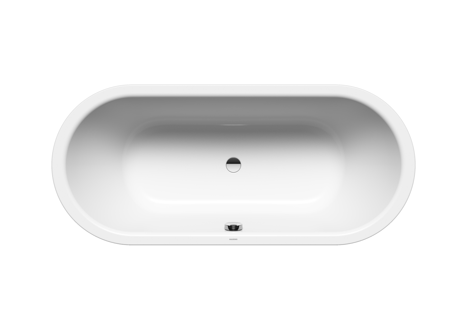 KA BW CLASSIC DUO OVAL Mod.116,1700x700 mm,alpinweiß