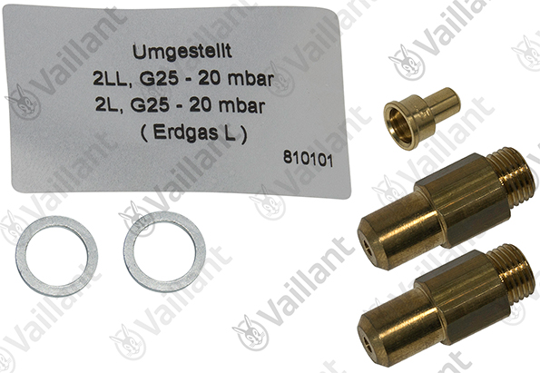 Vaillant Düsenwechselsatz (2 Düsen-D 2,85) Vaillant-Nr. 202901