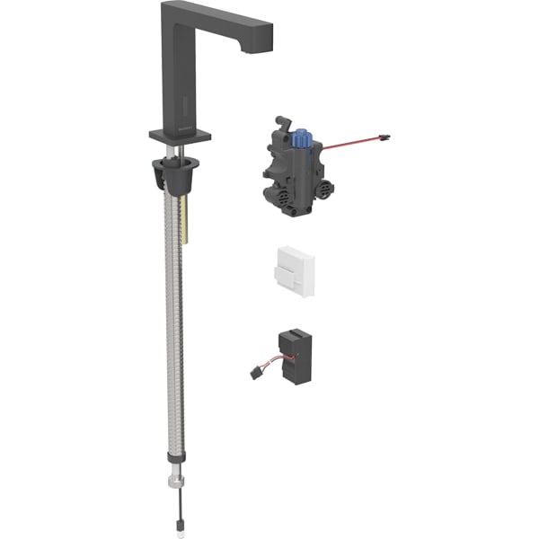 Geberit Brenta WT-Arm., Standmontage, Netz für UP-Funkt.Box, m.Therm.Misch., swm