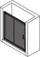 HP DA Classics 2 4-Eck GT 1tlg. mfS 100 H:1900 weiß klar