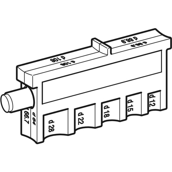 Geberit Mapress Einschubtiefenschablone mit Markierstift d12-108