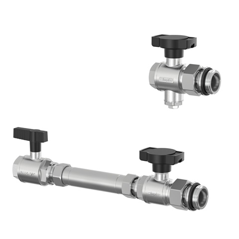 Flamco WM-Zähler-Anbauset Universal waagr. DN20 G3/4i x G1a MS vern.