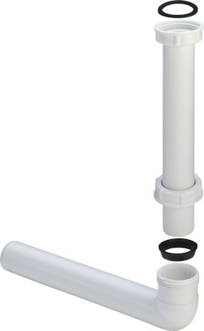 Viega Ablaufbogen 90 Grad 5632.2 in G1 1/4 x 32mm Kunststoff weiss