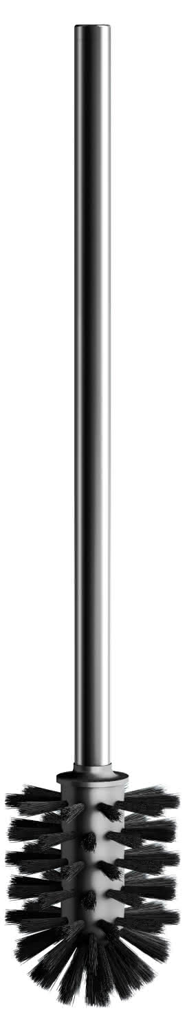 KEUCO Toilettenbürste Plan 14972 Alu-finish, Bürstenkopf schwarz