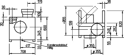 Helios MBD EC 355 A Megabox EC-Motor 3-PH 50/60Hz regelbar DN 355