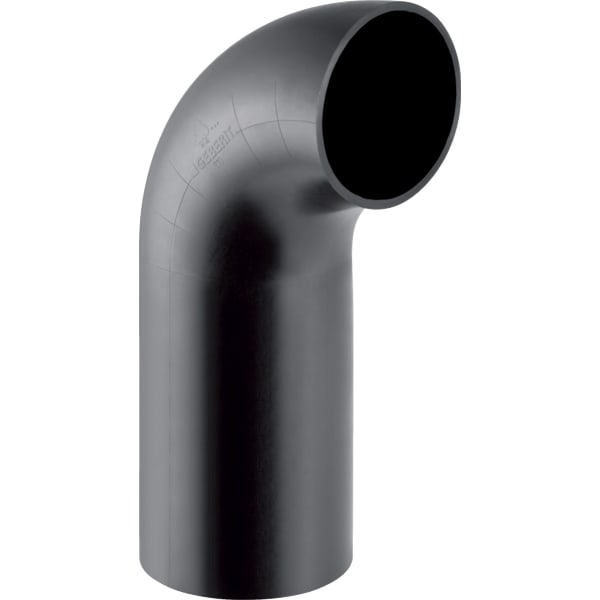 Geberit PE Bogen 90Gr mit langem Schenkel d75
