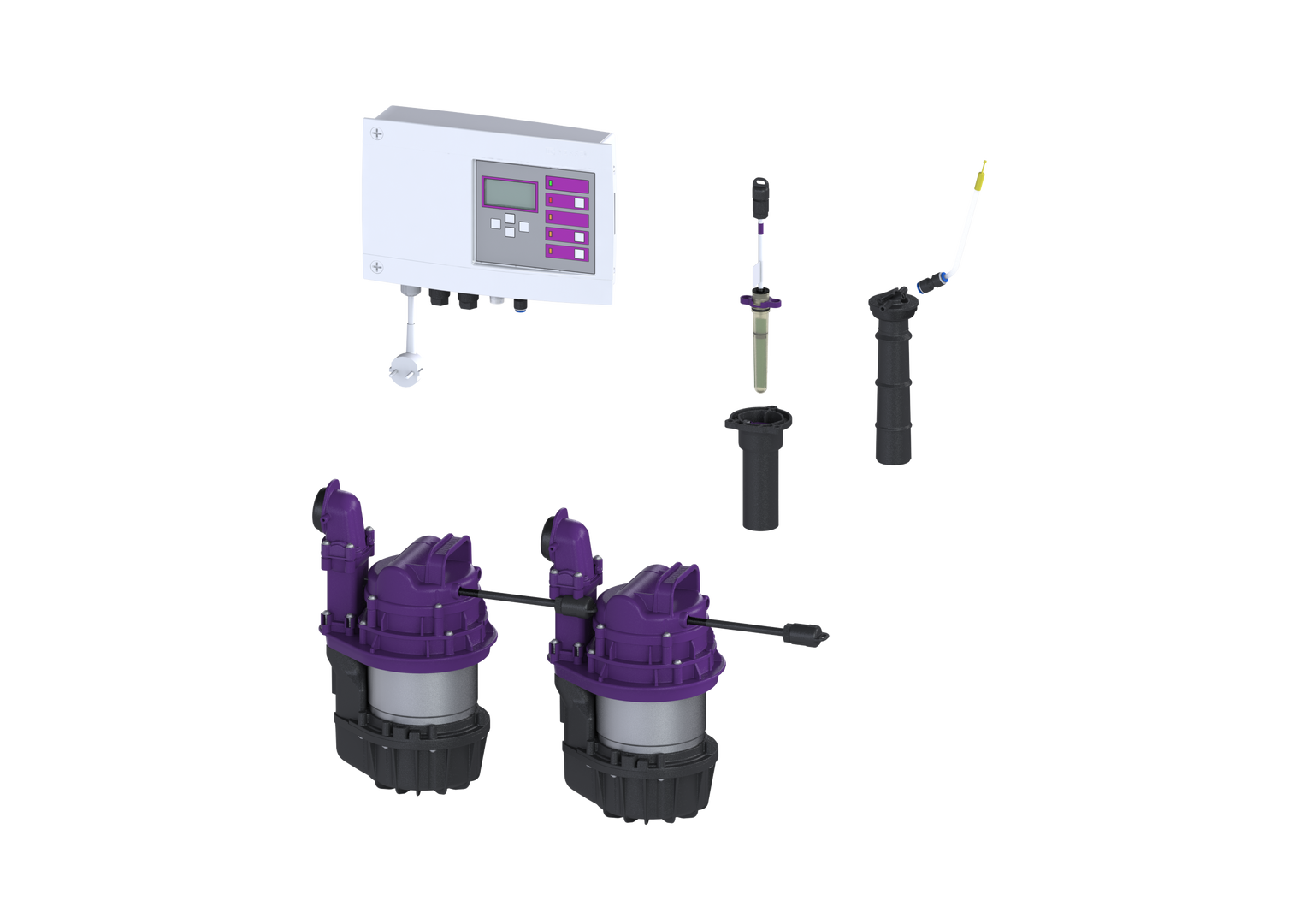 KESSEL-Technikkit Aqualift M Underfloor GTF 1200 Res Duo Tronic