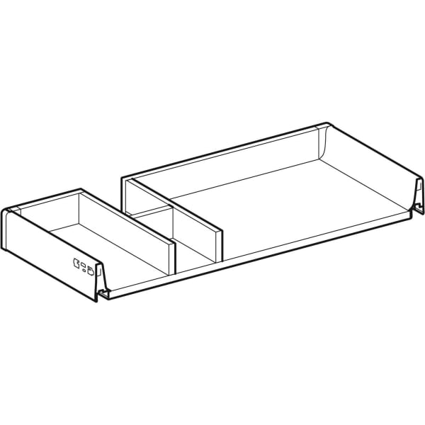 Geberit Schublade für iCon US für AWT links Breite 89 cm