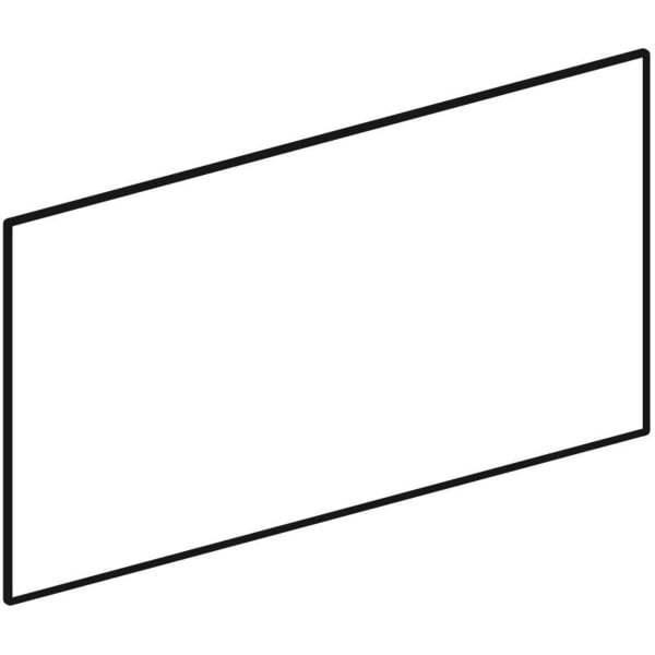 Geberit Schubl.-Frt für ONE Seitenschrank eine Schubl., B:45cm, mattschwarz