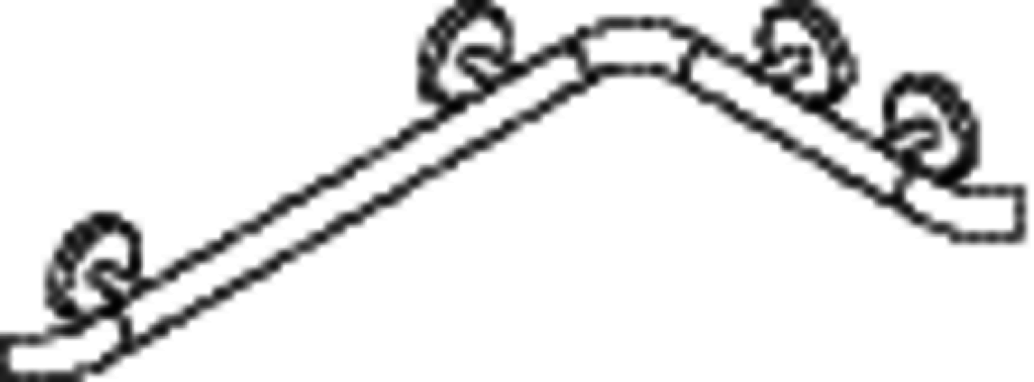 HEWI Dusch-Wannenhdl.,W1:720mm,W2:440mm, d:33mm, Kst., chromoptisch beschichtet