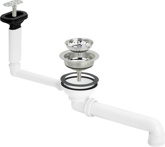 Viega Ablaufventilset 7139.153 in Kunststoff weiss