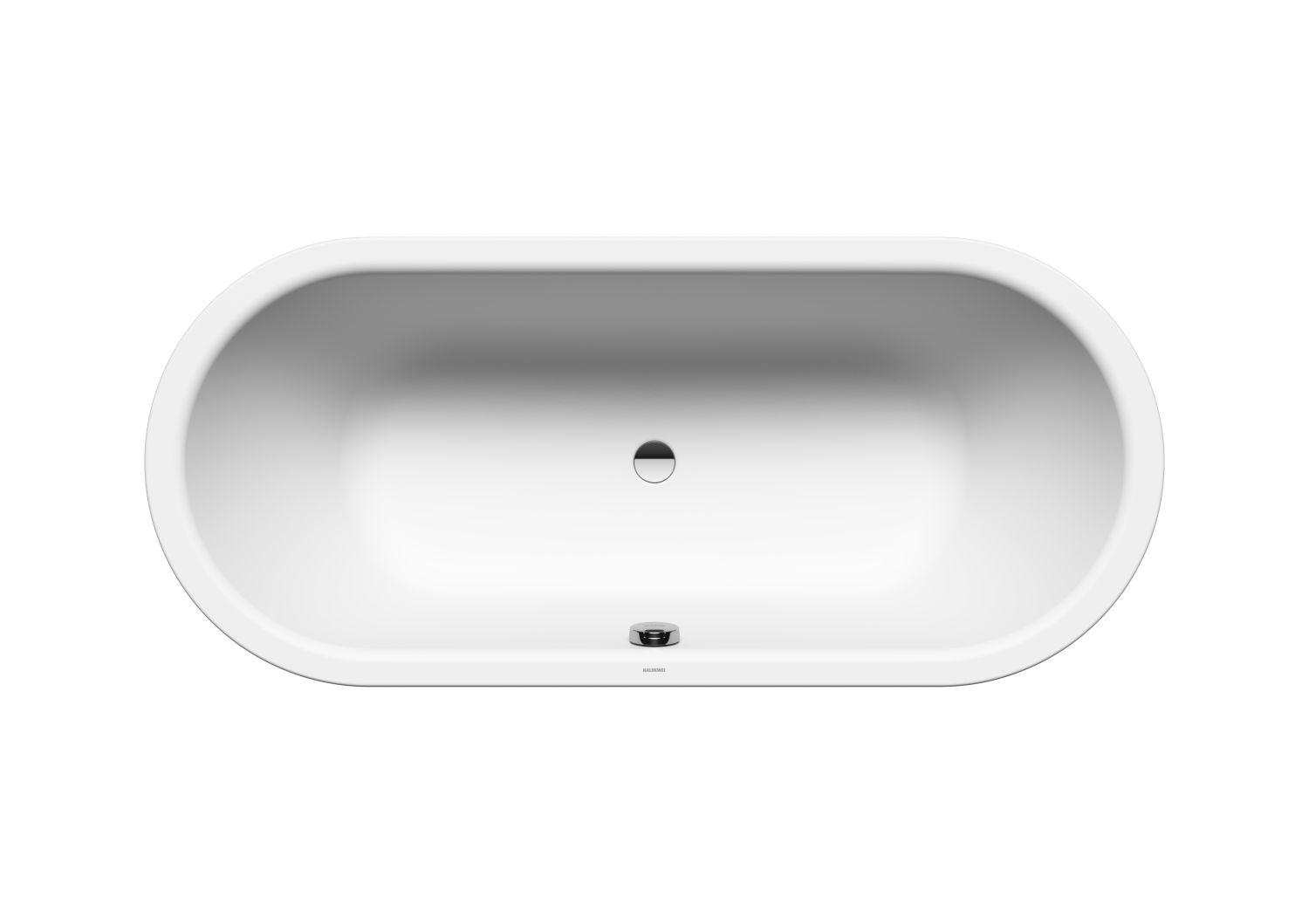 KA BW CLASSIC DUO OVAL Mod.111,1800x800 mm,alpinweiß matt