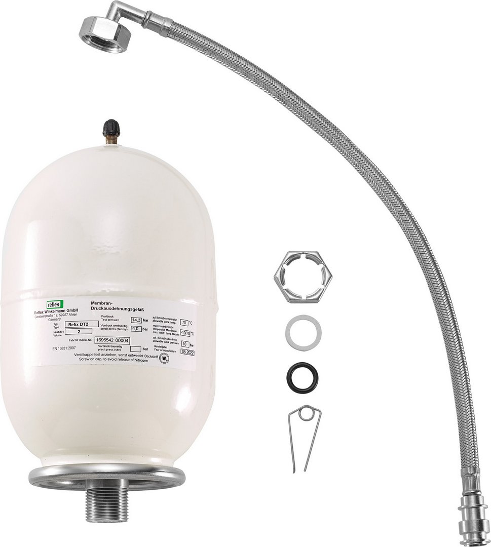BOSCH Installationszubehör IW-EVD2 Trinkwasserausdehnungsgefäß 2 l