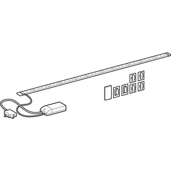 Geberit Set Lichtleiste für myDay US für DWT Breite 130cm
