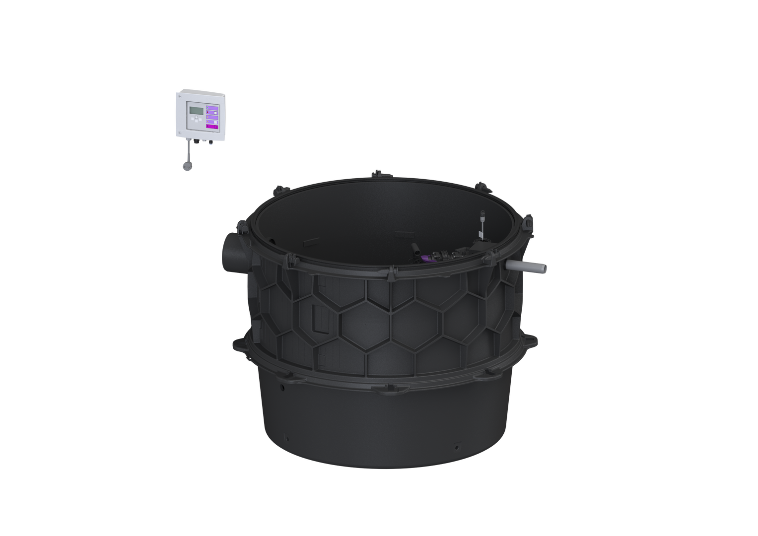 KESSEL-Pumpstation Aquapump XL Tronic, GTF 600-S1, Tauchglocke