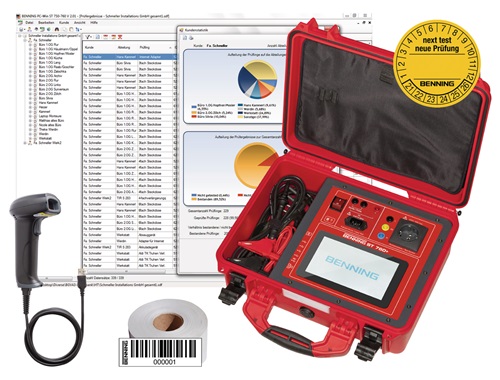 Gerätetester ST 760+ Set aktive/passive Prüfung/auch Schweißgerät 1 Set BENNING Gerätetester ST 760+ Set aktive/passive Prüfung/auch Schweißgerät 1 Set BENNING