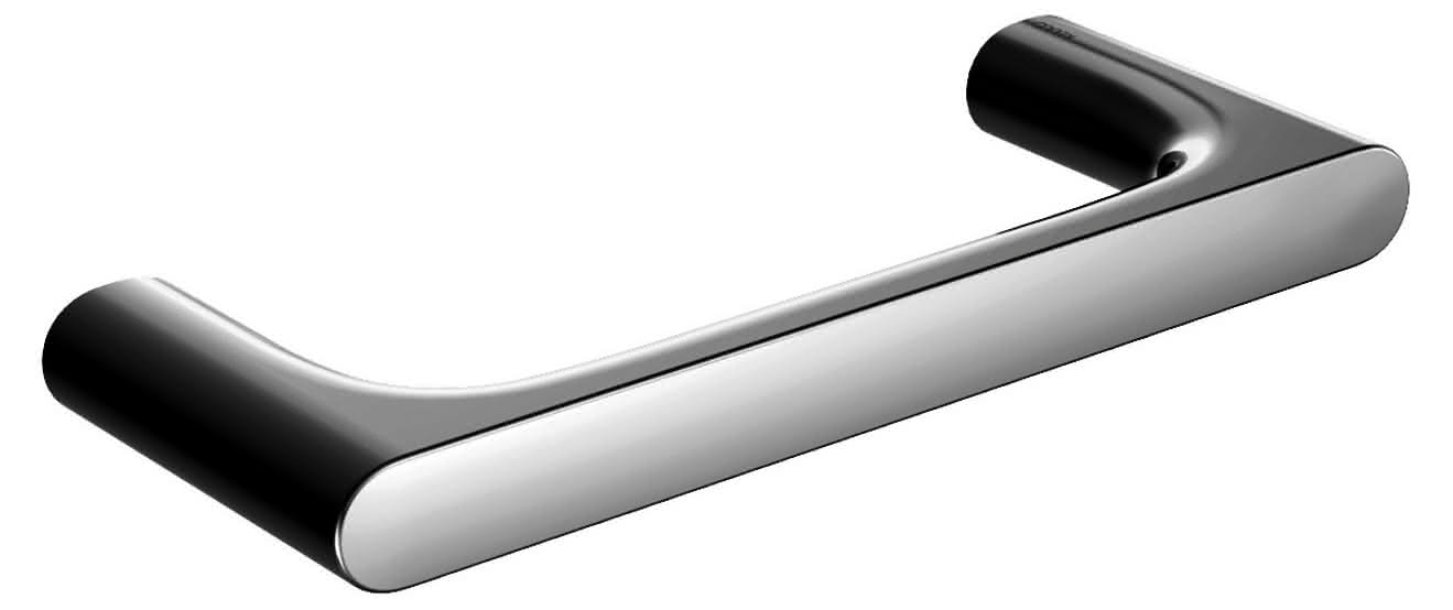 KEUCO Handtuchring Edition 400 11521, feststehend, Schwarzchrom gebürstet