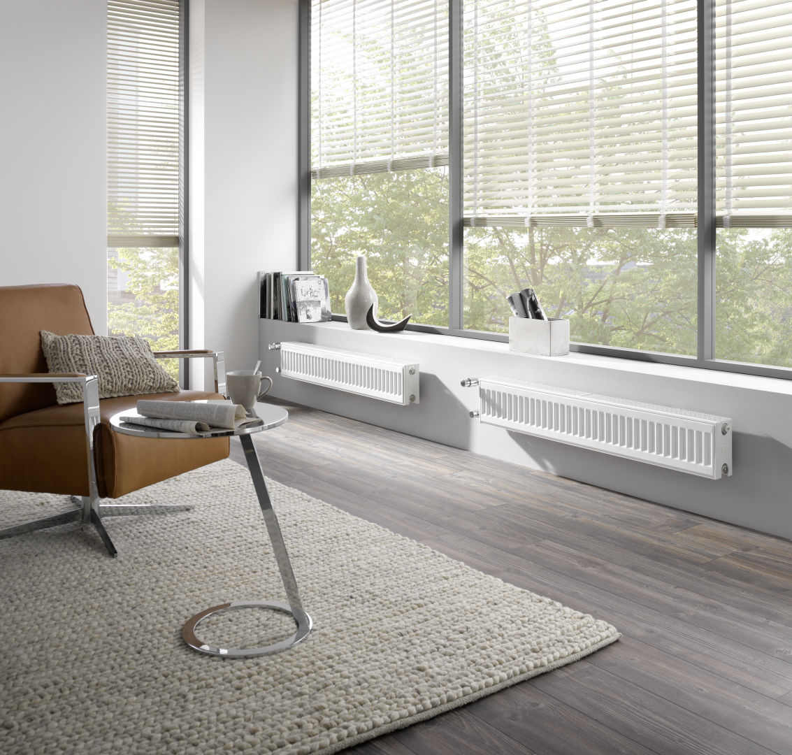 Kermi x2 Profil-K T22 300x100x500 QN480, RAL9016, 10bar, m.Abd, BK