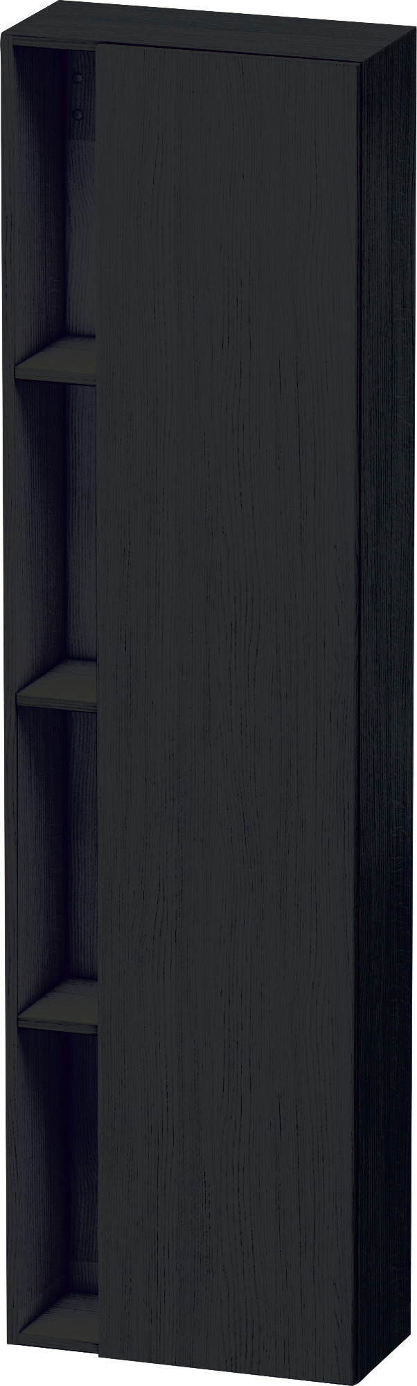 Duravit Hochschrank DuraStyle,240x500x1800mm, 1Tür,TA rechts,Eiche Schwarz