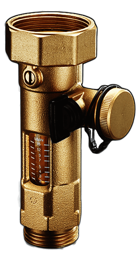 OVENTROP-Durchflussvorrichtung für Regusol Stationen, 2-15 l/min OVENTROP-Durchflussvorrichtung für Regusol Stationen, 2-15 l/min