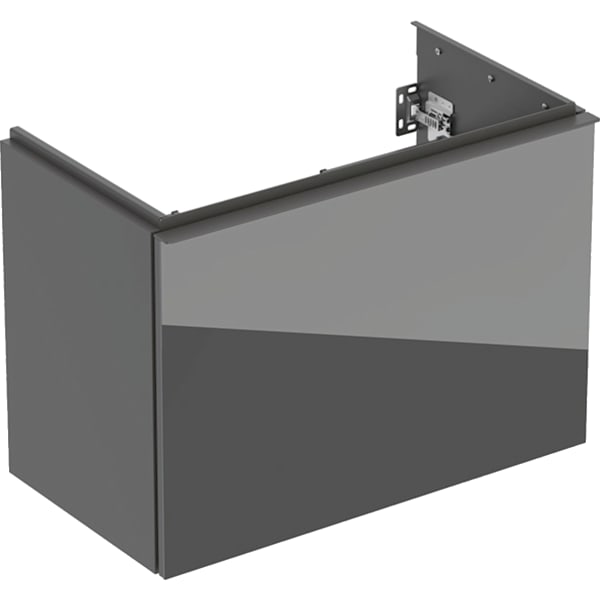 Geberit Acanto US für WT B:75cm, 1 Schubl. 1 i.Schubl., v.Ausl., lava matt/Gl. lava