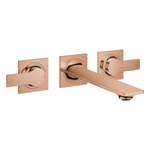 GROHE 3-L-WT-Wandbatterie Allure 20193_2 FMS Ausladung 208mm warm sunset