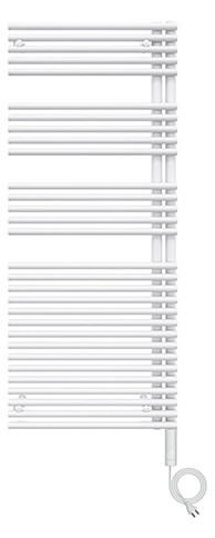 ZE HTW Forma Asym, links, elektr. IHC LFASL170060ECZD 1809x91x598 RAL 9016