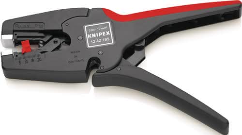 Automatikabisolierzange MultiStrip® 10 L.195mm 0,03-10 (AWG 32-7) mm² KNIPEX Automatikabisolierzange MultiStrip® 10 L.195mm 0,03-10 (AWG 32-7) mm² KNIPEX