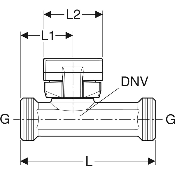 Geberit Temp- und Volumenstromsensor für GEBUS, Rg G1