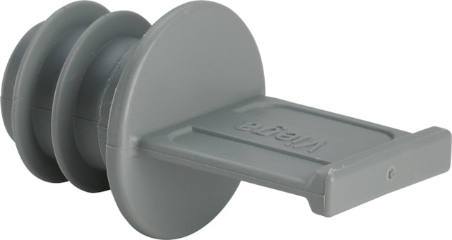 Viega Verschlussstopfen Raxofix 5359.1 in 16mm Kunststoff grau