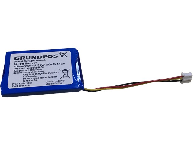 GRUNDFOS Steuer- und Regelsystem Batterie kit für CIM260_280 3,7V 1100mAh