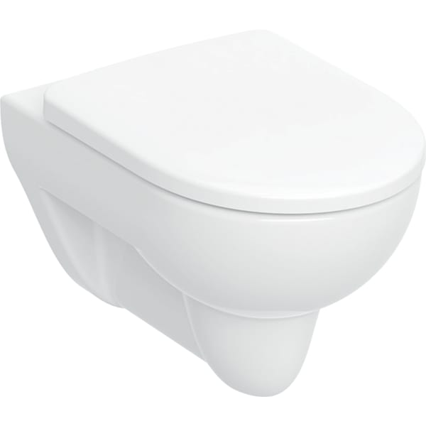 Geberit Renova Set Wand-WC mit WC-Sitz Tiefspüler, weiß