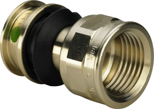 Viega Übergangsstück mit SC Raxofix 5312 in 16mm x Rp1/2 Siliziumbronze Viega Übergangsstück mit SC Raxofix 5312 in 16mm x Rp1/2 Siliziumbronze