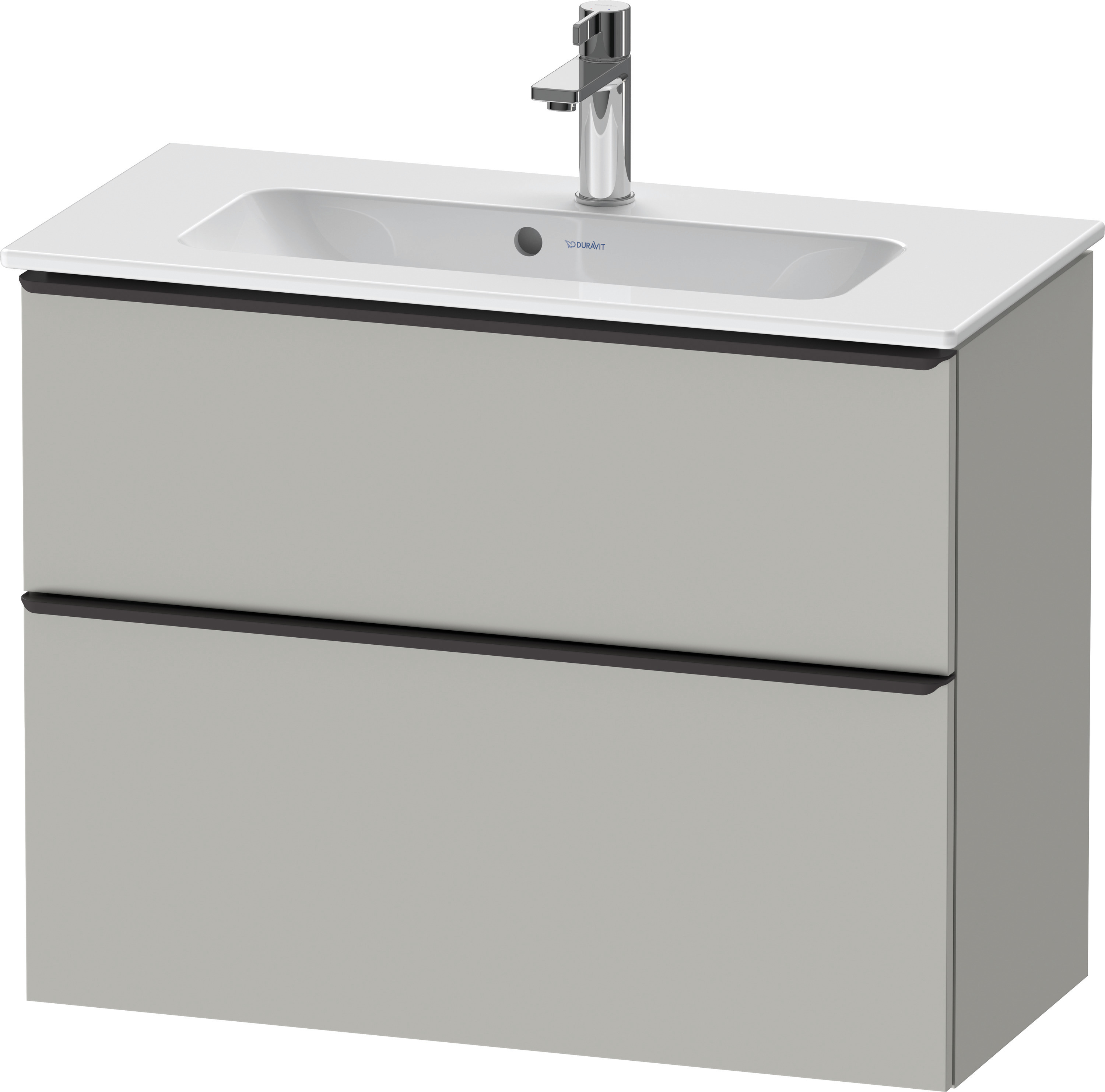 Duravit D-Neo WTU,Ausz:1,Schubk:1,GR:Dia.Schw 810x372x625mm,Wandh,Betongrau Matt,Dek.