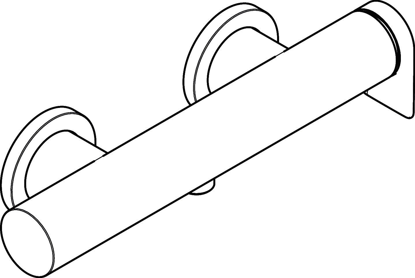 Hansgrohe Brausenmischer Aufputz Vivenis mattschwarz