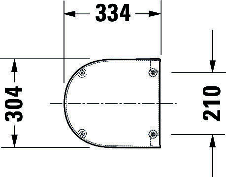 DU Me by Starck Urinal-Deckel, m.Absenk. Weiß Seidenmatt