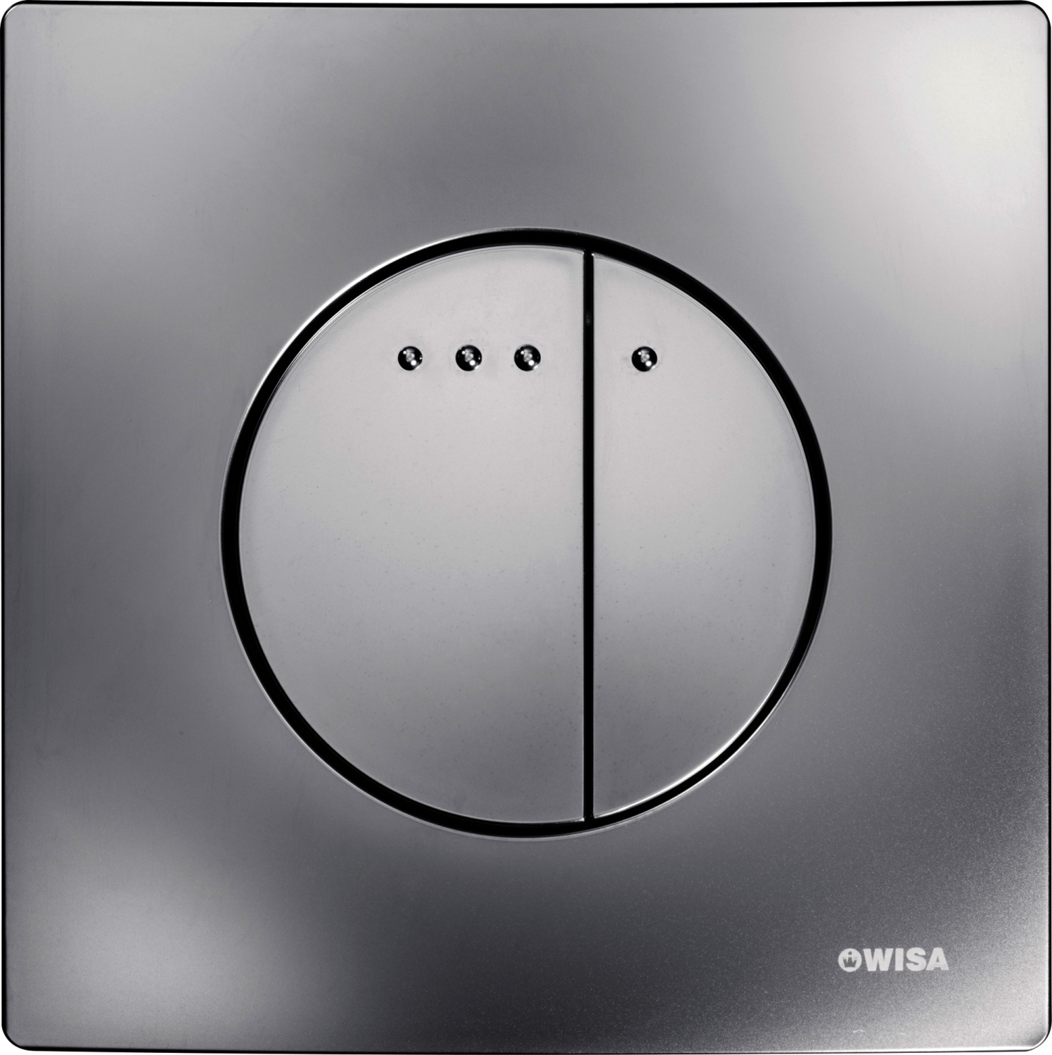 Wisa Bedienungsplatte Enyo DF, mattchrom Zweimengenspülung, für UP-SPK Quadro Wisa Bedienungsplatte Enyo DF, mattchrom Zweimengenspülung, für UP-SPK Quadro