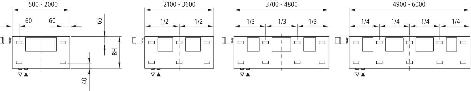 Kermi V-Heizwand HHV T22 BH490x122x1500 QN2202, weiß, 6bar,o.Abd.,Ausf. re,L260