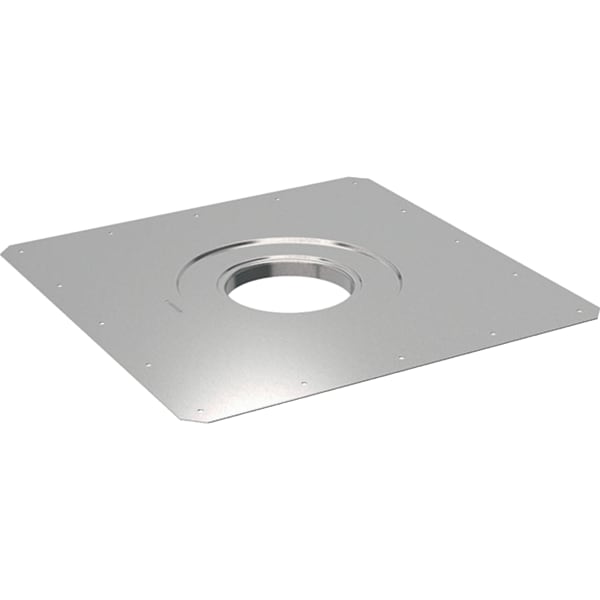 Geberit Pluvia Anschlussblech universell CrNi-Stahl 1.4404