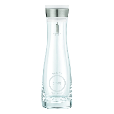 GROHE Glaskaraffe GROHE Blue 40405_1 1 Liter mit Verschluss-Deckelset GROHE Glaskaraffe GROHE Blue 40405_1 1 Liter mit Verschluss-Deckelset