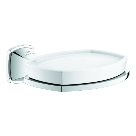 GROHE Halter Grandera 40923 mit Keramik- Seifenschale chrom