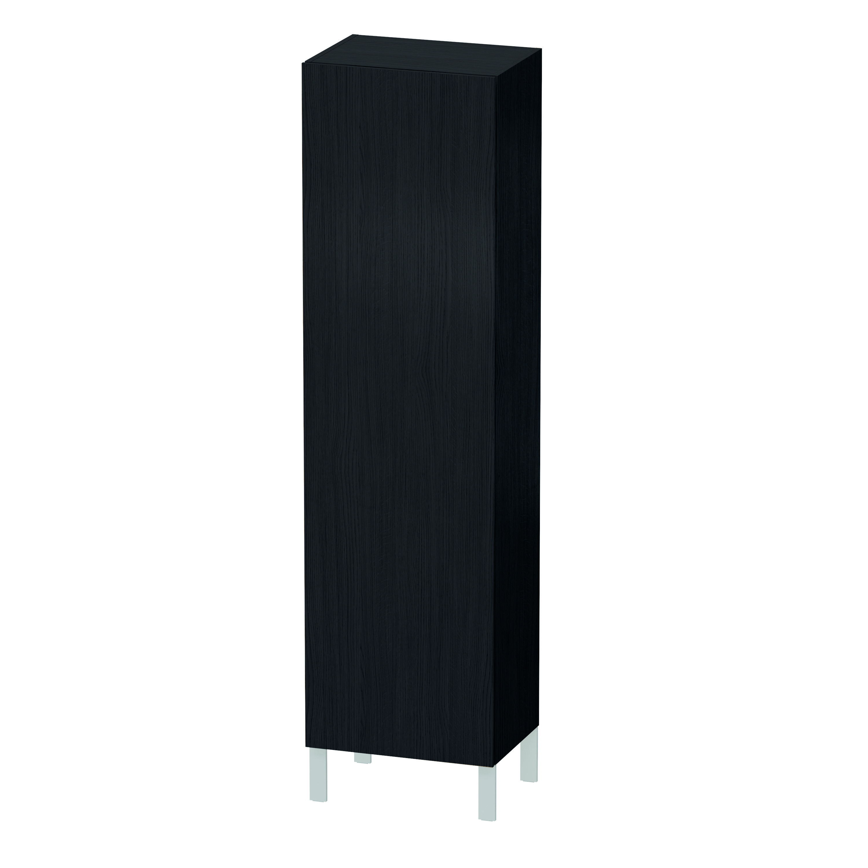 Duravit Hochschrank L-Cube 363x500x1760mm 1 Tür, TA re., Eiche Schwarz