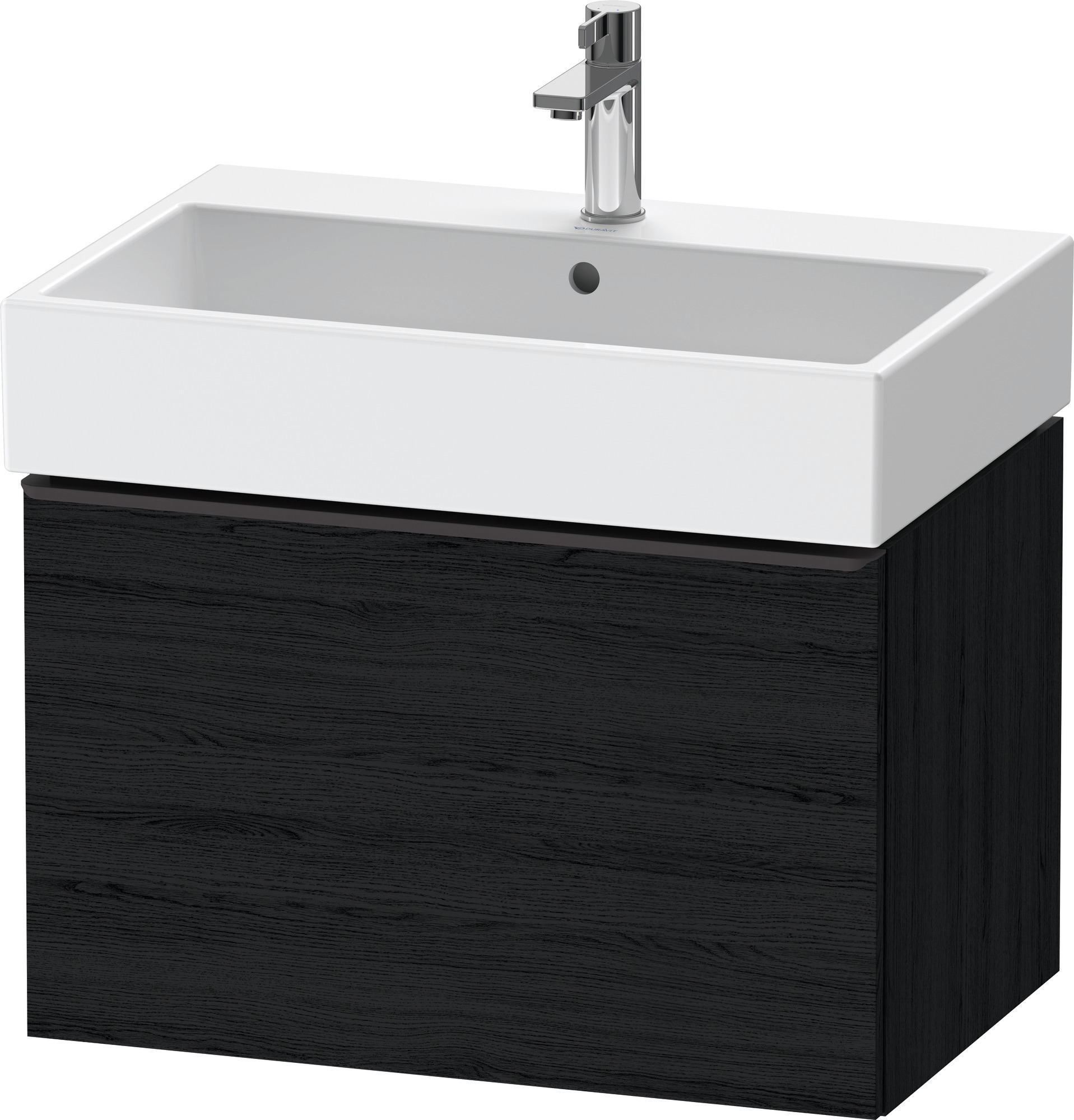 Duravit D-Neo WTU,Wdh,Ausz:1,Gr:Diamant Schw. 684x442x440mm,Eiche Schwarz Matt,Dekor