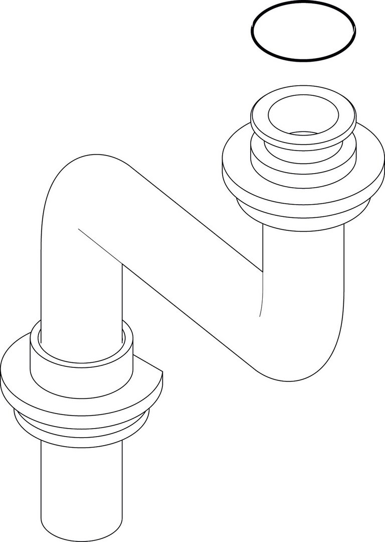 BOSCH Ersatzteil TTNR: 7736700099 Rohr (Warmwasser)