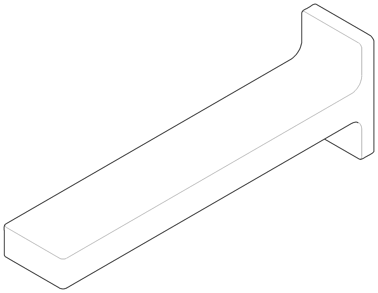 DO Auslauf ERSATZTEILE 091196001 47 x 78 x 239 mm Chrom