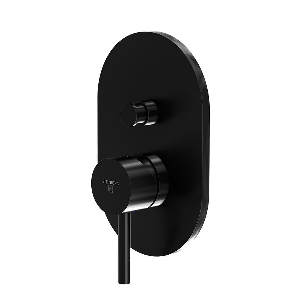 ST Fertigmontageset für Wanne/Brause-EHM 100 2103 3 S, matt black