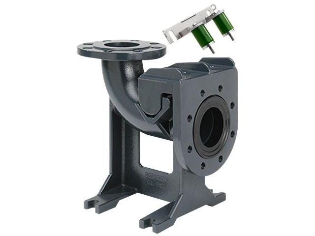 GRUNDFOS Zubehör f.Schmutz-/Abwasserpum. Kupplungsfusskrümmer DN100/150 kpl.