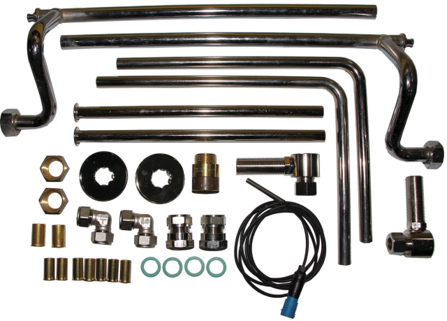 Wolf Anschluss-Set CGB-2/CSW-120 für Unterputzinstallation
